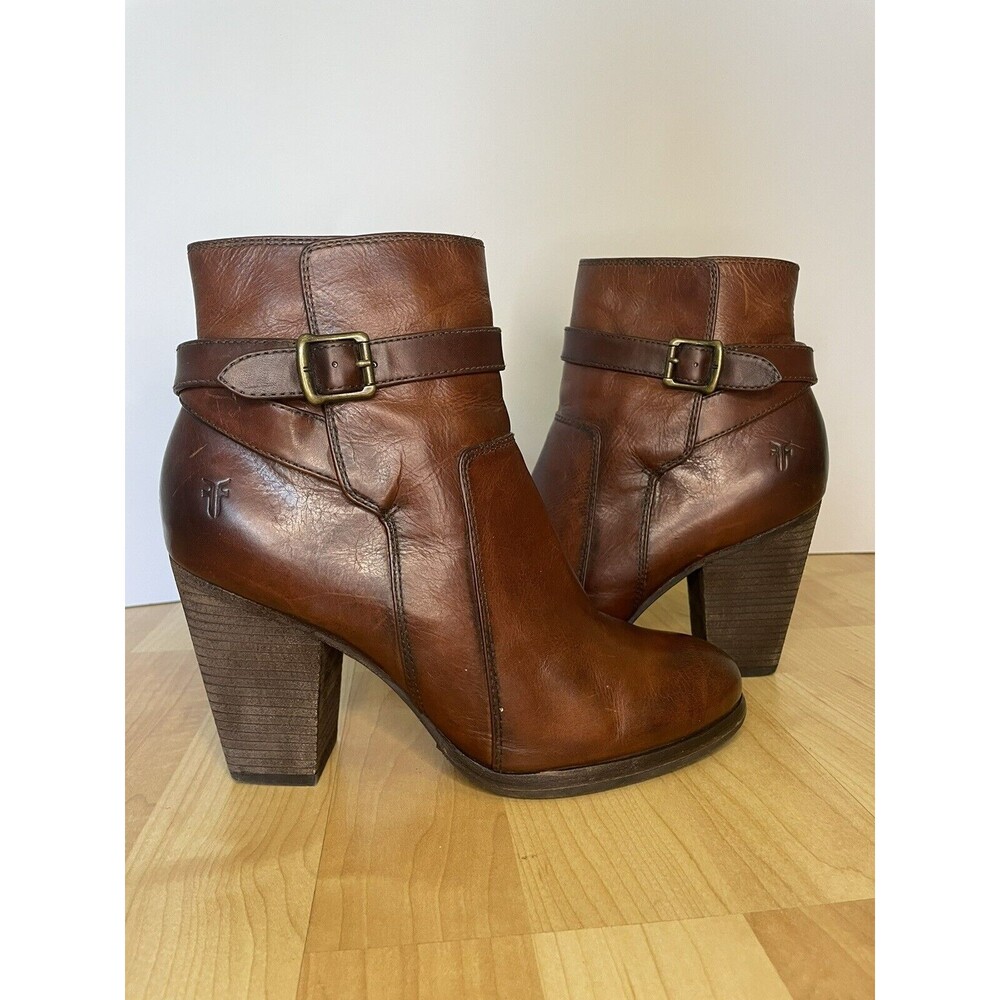 Frye Women’s Patty Riding Leather Ankle Boots Size 9.5 - Picture 5 of 14